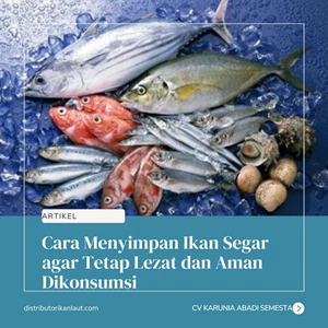 Cara Menyimpan Ikan Segar agar Tetap Lezat dan Aman Dikonsumsi