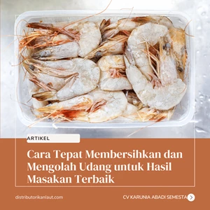 Cara Tepat Membersihkan dan Mengolah Udang untuk Hasil Masakan Terbaik